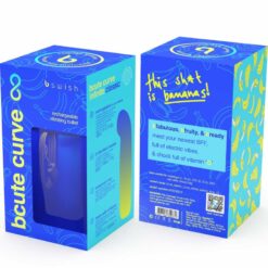B SWISH – BCUTE CURVE INFINITE CLASSIC EDICION LIMITADA VIBRADOR RECARGABLE SILICONA AZUL - intimamenities.com