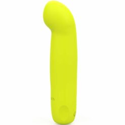 B SWISH – BCUTE CURVE INFINITE CLASSIC VIBRADOR RECARGABLE SILICONA AMARILLO - intimamenities.com