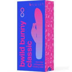 B SWISH – BWILD BUNNY INFINITE CLASSIC VIBRADOR RECARGABLE SILICONA AZUL - intimamenities.com