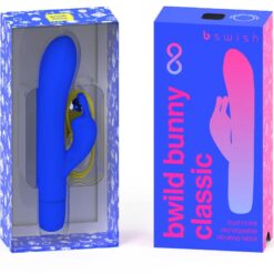 B SWISH – BWILD BUNNY INFINITE CLASSIC VIBRADOR RECARGABLE SILICONA AZUL - intimamenities.com