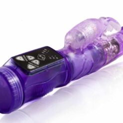 BAILE – MINI ROTADOR CON RABBIT HAPPY ANGEL LILA - intimamenities.com