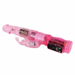 BAILE – MINI ROTADOR RABBIT ROSA SUPERESTIMULADOR - intimamenities.com