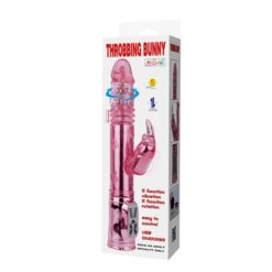 BAILE – THROBBING BUNNY ROTADOR RAMPANTE ROSA - intimamenities.com