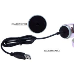 BAILE – VIBRADOR RECARGABLE CON ROTACION Y ESTIMULADOR THROBBING BUTTERF - intimamenities.com