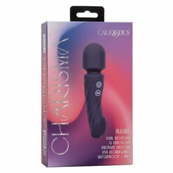 CALEXOTICS – CHARISMA ALLURE MASAJEADOR DOBLE MOTOR 12 FUNCIONES 17,25 CM X 4,5 CM MORADO - intimamenities.com