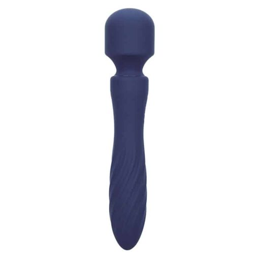 CALEXOTICS – CHARISMA MYSTIQUE MASAJEADOR DOBLE MOTOR 12 FUNCIONES 21,5 CM X 4,5 CM MORADO - intimamenities.com