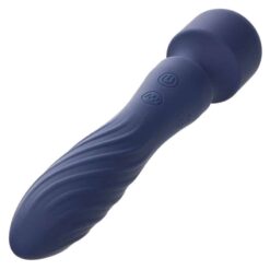 CALEXOTICS – CHARISMA MYSTIQUE MASAJEADOR DOBLE MOTOR 12 FUNCIONES 21,5 CM X 4,5 CM MORADO - intimamenities.com
