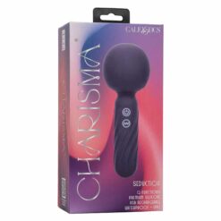 CALEXOTICS – CHARISMA SEDUCTION MASAJEADOR 12 FUNCIONES 17,75 CM X 6,25 CM MORADO - intimamenities.com