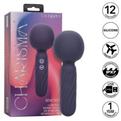 CALEXOTICS – CHARISMA SEDUCTION MASAJEADOR 12 FUNCIONES 17,75 CM X 6,25 CM MORADO - intimamenities.com
