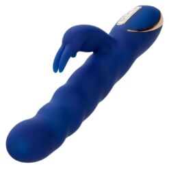 CALEXOTICS – JACK VIBRADOR RABBIT MOVIMIENTO DE ONDAS AZUL - intimamenities.com