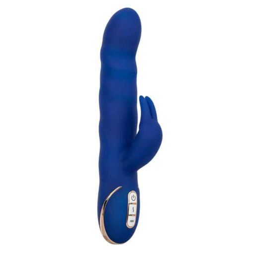 CALEXOTICS – JACK VIBRADOR RABBIT MOVIMIENTO DE ONDAS AZUL - intimamenities.com