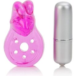 CALEXOTICS – MICRO VIBE AROUSER BUNNY ANILLO VIBRADOR ROSA - intimamenities.com