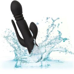CALEXOTICS – VIBRADOR TRIPLE EUPHORIA NEGRO - intimamenities.com