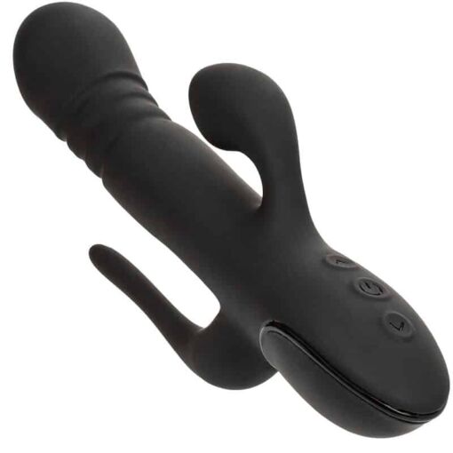 CALEXOTICS – VIBRADOR TRIPLE EUPHORIA NEGRO - intimamenities.com