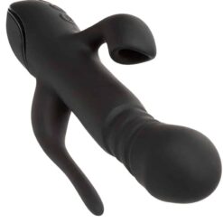 CALEXOTICS – VIBRADOR TRIPLE EUPHORIA NEGRO - intimamenities.com