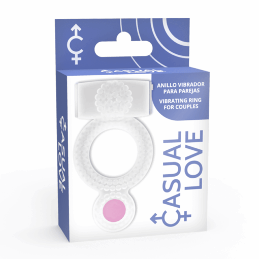CASUAL LOVE – RING DOUBLE PLEASURE ANILLO TRANSPARENTE - intimamenities.com