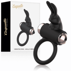 COQUETTE CHIC DESIRE – COCK RING ANILLO VIBRADOR NEGRO / GOLD - intimamenities.com