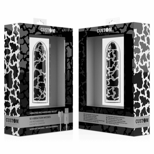 CUSTOM BULLETS – BALA RECARGABLE COW 10 INTENSIDADES - intimamenities.com