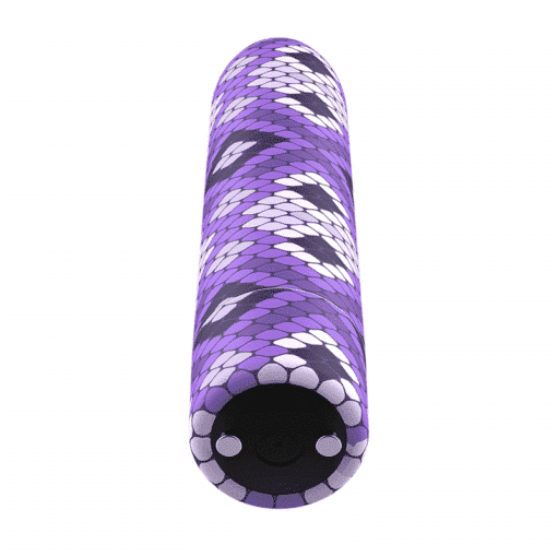 CUSTOM BULLETS – BALA RECARGABLE SNAKE LILA 10 INTENSIDADES - intimamenities.com
