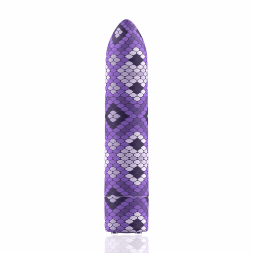 CUSTOM BULLETS – BALA RECARGABLE SNAKE LILA 10 INTENSIDADES - intimamenities.com