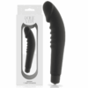 DOLCE VITA – REALISTIC  PLEASURE VIBRADOR SILICONA NEGRO - intimamenities.com