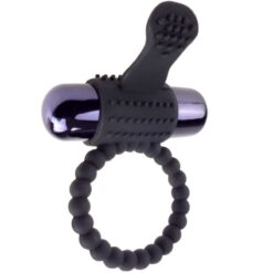 FANTASY C-RINGZ – ANILLO VIBRADOR DE SILICONA NEGRO - intimamenities.com