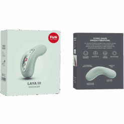 FUN FACTORY – LAYA III VIBRADOR LAY-ON CLITORIS RECARGABLE VERDE - intimamenities.com