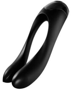 SATISFYER - CANDY CANE VIBRADOR DEDO NEGRO