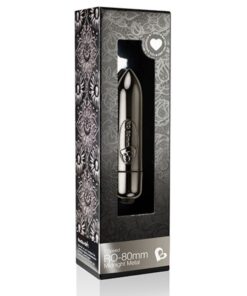ROCKS-OFF – BALA VIBRADORA RO-80MM MIDNIGHT METAL - intimamenities.com