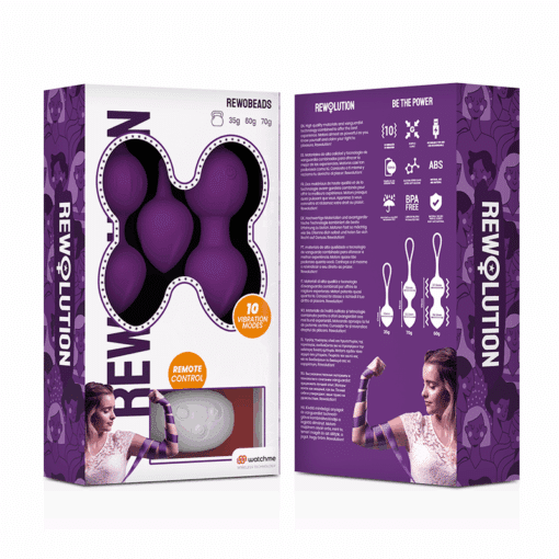 REWOLUTION - REWOBEADS BOLAS VIBRADORAS CONTROL REMOTO CON TECNOLOGIA WATCHME - Imagen 9