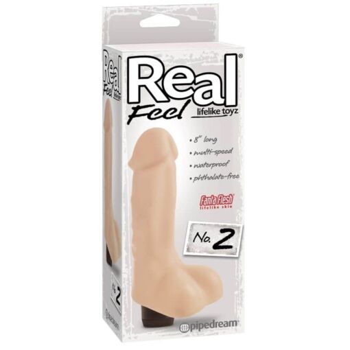 REAL FEEL - LIFELIKE TOYZ VIBRADOR NUM 2 NATURAL - Imagen 2