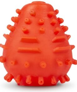 G-VIBE - HUEVO MASTURBADOR TEXTURADO REUTILIZABLE ROJO
