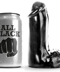 ALL BLACK - DILDO REALÍSTICO 13 CM