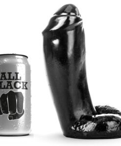 ALL BLACK - DILDO REALÍSTICO 18 CM