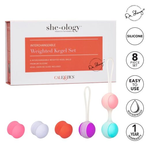 CALEXOTICS - SHE-OLOGY SET BOLAS KEGEL INTERCAMBIABLES - Imagen 6