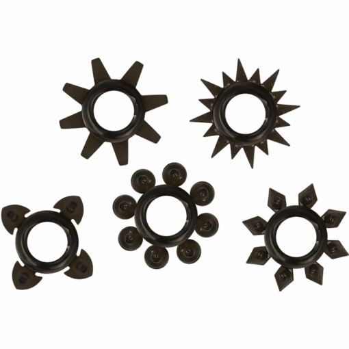 OHMAMA - SET 5 ANILLOS SILICONA TESTÍCULOS Y PENE - Imagen 2