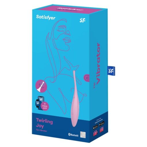 SATISFYER – TWIRLING JOY ESTIMULADOR CLITORIS ROSA - intimamenities.com