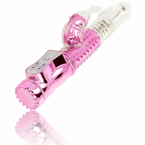 OHMAMA - VIBRADOR CON FUNCION ROTACION Y ESTIMULADOR CLITORIS - Imagen 3
