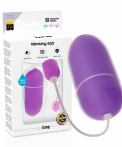 ONLINE - HUEVO VIBRADOR WATERPROOF LILA