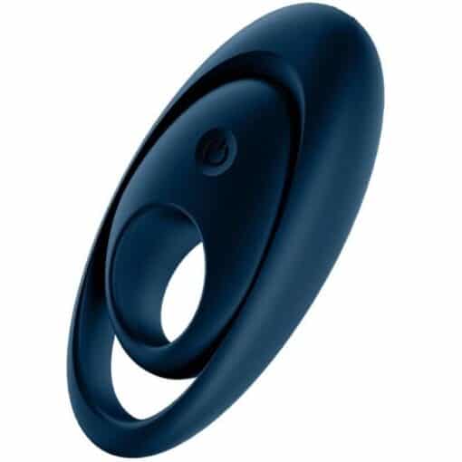 SATISFYER – GLORIOUS DUO ANILLO VIBRADOR AZUL - intimamenities.com