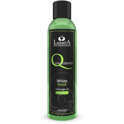 INTIMATELINE LUXURIA – QUINTESSENCE ACEITE MASAJE ALMIZCLE BLANCO 150 ML - intimamenities.com