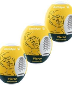 SATISFYER - 3 HUEVOS MASTURBADORES FIERCE