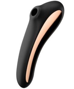 SATISFYER – DUAL KISS ESTIMULADOR CLITORIS NEGRO - intimamenities.com