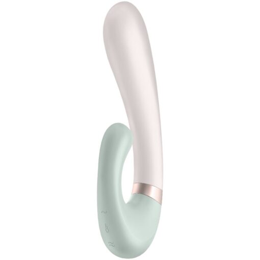 SATISFYER – HEAT WAVE VIBRADOR APP BLANCO - intimamenities.com