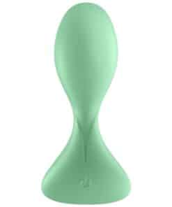 SATISFYER – TRENDSETTER PLUG VIBRADOR APP VERDE - intimamenities.com