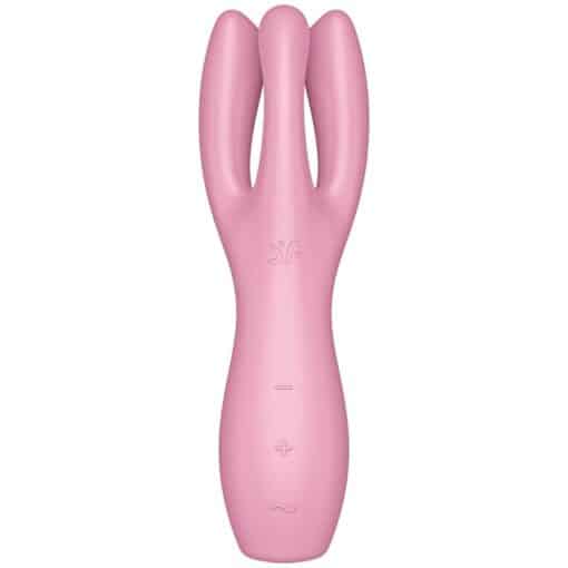 SATISFYER - THREESOME 3 VIBRADOR ROSA - Imagen 2