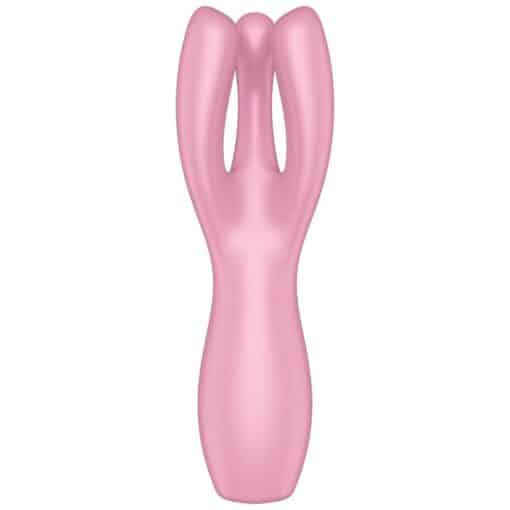 SATISFYER - THREESOME 3 VIBRADOR ROSA - Imagen 3