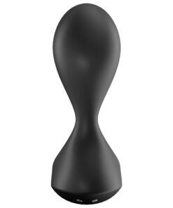 SATISFYER – SWEET SEAL PLUG VIBRADOR APP NEGRO - intimamenities.com