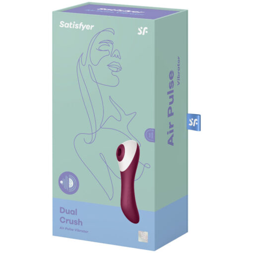 SATISFYER – DUAL CRUSH ESTIMULADOR Y VIBRADOR - intimamenities.com