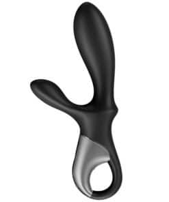 SATISFYER – HEAT CLIMAX+ VIBRADOR ANAL APP NEGRO - intimamenities.com
